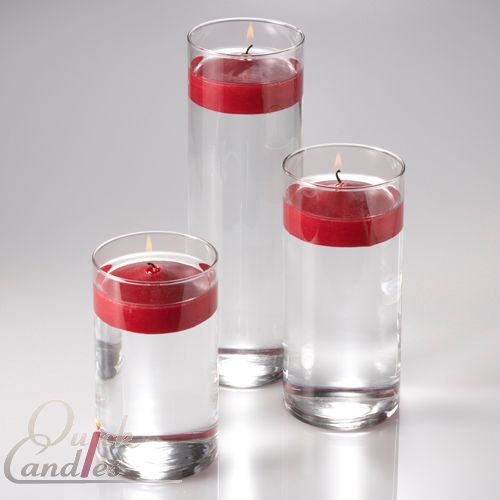 Eastland Glass Cylinder Vases And Floating Candles 3 13 Colors Set Of 36 Ebay 7198